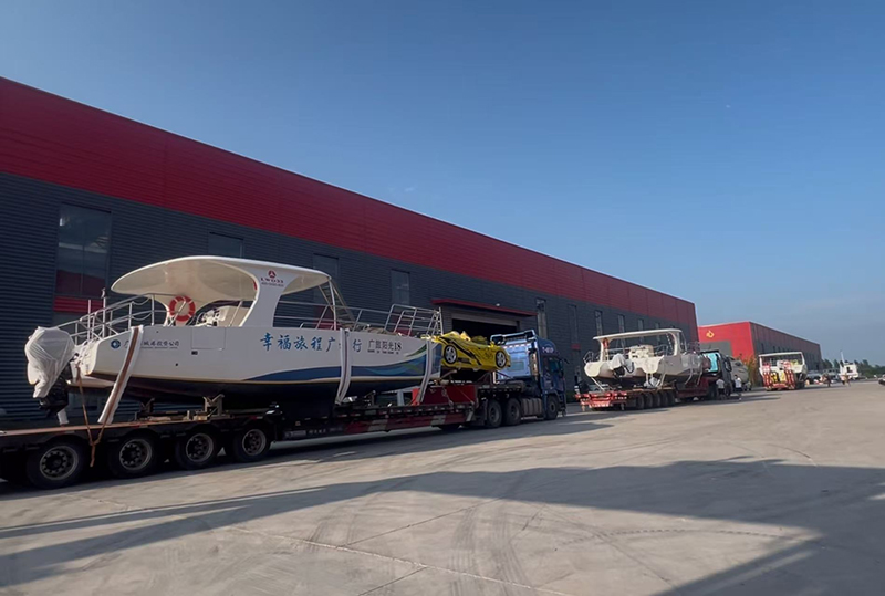 LAWADA Delivers Three Catamarans, Two Water Sports Cars and Two Jet Skis for Scenic Spot