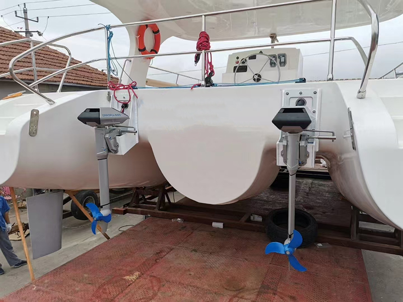 Lawada® 10.28m sailing catamaran with electric motor: Perfectly integrating sustainability and cost-effectiveness