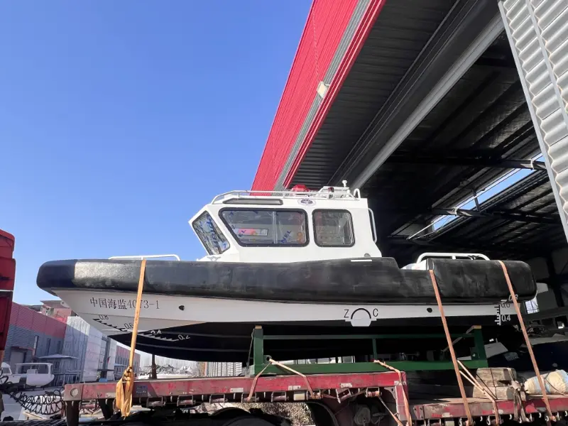 Lawada® Yacht Successfully Delivered a 7.8m Aluminum Law Enforcement Patrol Boat