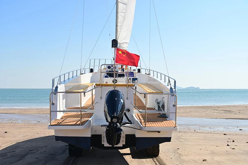 Amphibious Monohull Sailboat