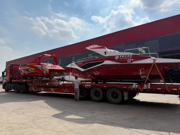 LAWADA parasailing boat and aluminum jet boat